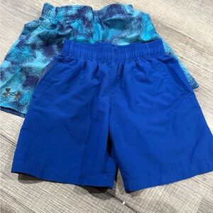 Under Armour Kids Vibrant Blue and Patterned Shorts